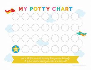 Potty Training Sticker Chart Free Printable