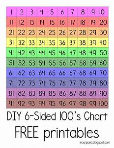 Diy 6 Sided Magnetic 100 39 S Chart In Our Pond