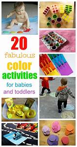 20 Colour Activities For Babies And Toddlers Infant Activities Color