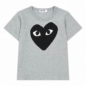 Play Kids T Shirt Grey Comme Des Garçons Fashion Children