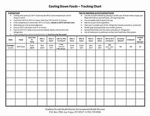 Temperature Chart Template Cooling Temperature Log Recipes To Cook