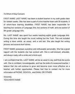 Free 20 Letter Of Recommendation For Teacher Samples In Pdf Ms Word