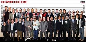 Improved Hollywood Height Chart Actors Height Height Chart Hollywood