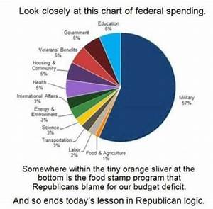 Pie Chart Of 39 Federal Spending 39 Circulating On The Internet Is