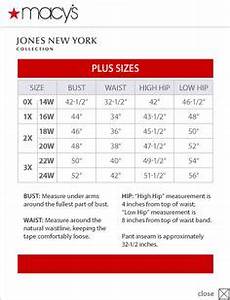 alfani woman regular and plus size charts via macys brand name plus