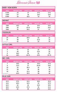 Size Guide Size Chart Baby Clothes Size Chart Toddler Size Chart
