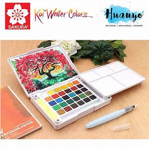 Sakura Koi Water Colours Pocket Field Sketch Box 18 Colours