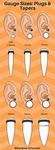Pin On Ear Gauges Kit Plugs Tunnels Tapers Spirals