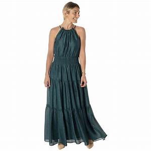 Women 39 S Taylor Dress Printed Tiered Halter Maxi Dress