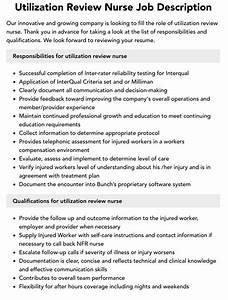 Utilization Review Nurse Job Description Velvet Jobs