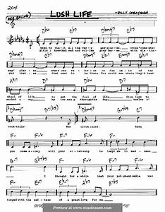 Lush Life By B Strayhorn Sheet Music On Musicaneo