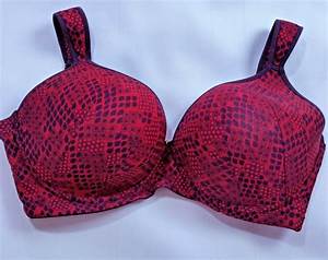  Stewart Butterfly Bra Full Coverage Lined Support Underwire Red