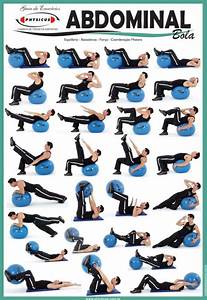 Exercise Charts For Stability Ball Balance Ball Swiss Ball And Bosu