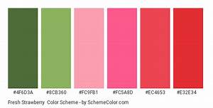 Fresh Strawberry Color Scheme Green Schemecolor Com