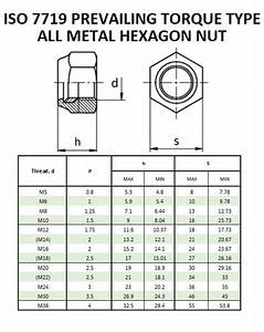 Iso 7719 Prevailing Torque Type All Metal Nut Beacon Corporation