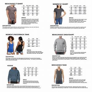 One Charlie Kilo Men 39 S And Women 39 S T Shirt Sizing Chart