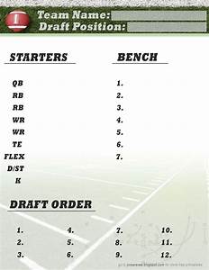  Football Roster Sheet Free Download Aashe
