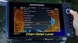 Humminbird Helix Chart Detail Level The Technological Angler Youtube