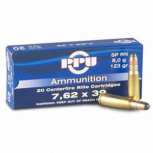 Ppu 7 62x39mm Sp 123 Grain 20 Rounds 223095 7 62x39mm Ammo At