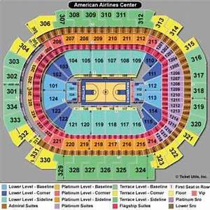 American Airlines Center A Plan Of Sectors And Stands How To Get There