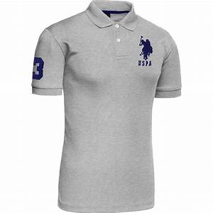 Da Uomo Us Polo Assn Piqué T Shirt Maglietta Originale Marchio Top