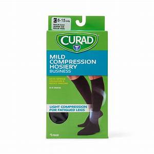 Medline Compression Curad Knee High Compression Dress Socks