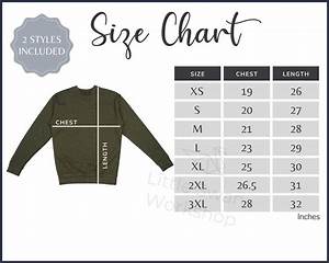 Cotton Heritage M2480 Size Chart M2580 Size Guide M2480 Etsy Finland