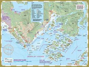 Broken Group Islands Map Chart Wild Coast Publishing
