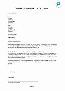 Recommendation Letter For Scholarship By School Teacher Templates At