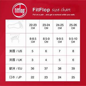 Fitflop A Workout While You Walk Fitflop Size Chart For Ladies
