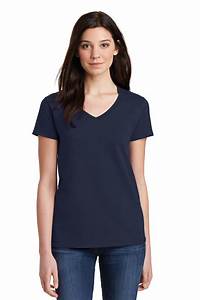 Gildan Women 39 S 100 Percent Cotton Short Sleeve V Neck T Shirt 5v00l