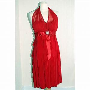 Betsy Adam Red Dress Size 6 Betsy Adam Size 6 Red Halter