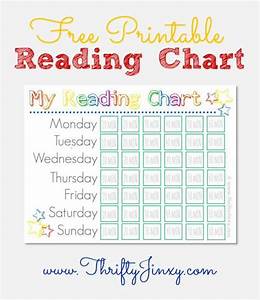 Printable Reading Chart Jinxy Kids