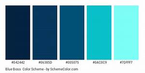 Blue Boss Color Scheme Blue Schemecolor Com