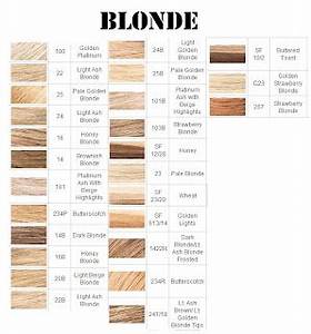 Hair And Hairstyles Hair Color Charts