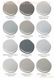 Behr Exterior Gray Paint Color Chart