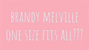 Trying Melville One Size Fits All Clothes Size 2 Vs Size 8