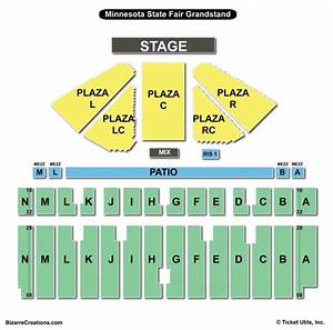 Mn State Fair Seating Chart Slama Germond