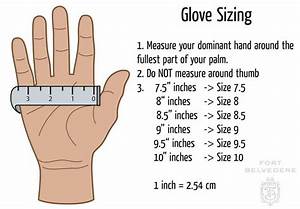 Glove Size Chart Men