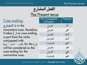 Case Ending Of The Present Tense