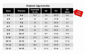 Ugg Usa Size Chart