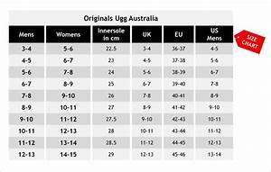 ugg usa size chart