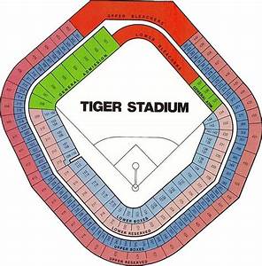 Quot Tiger Stadium Seating Chart Quot By Downwithdetroit Redbubble