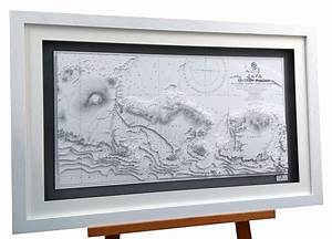 Images Of Framed Nautical Chart Art Uk Landfall Artwork