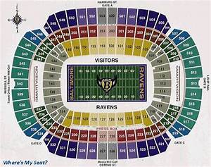 M T Bank Stadium Baltimore Md Seating Chart View