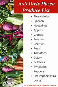 Dietitians React To The Dozen And Clean Fifteen Produce List