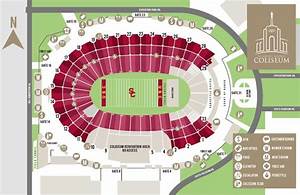 The Elegant As Well As Interesting Usc Coliseum Seating Chart Di 2020