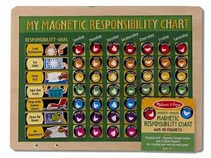  Doug Deluxe Wooden Magnetic Responsibility Chart With 90 Mag