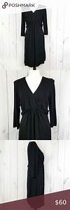  Turk Nwt Black V Neck Quill Dress Size M 17 Quot Chest 38 Quot Length