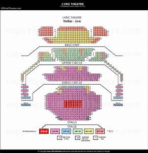 Lyric Theatre Seat Plan And Prices Seating Charts Seating Plan Lyrics